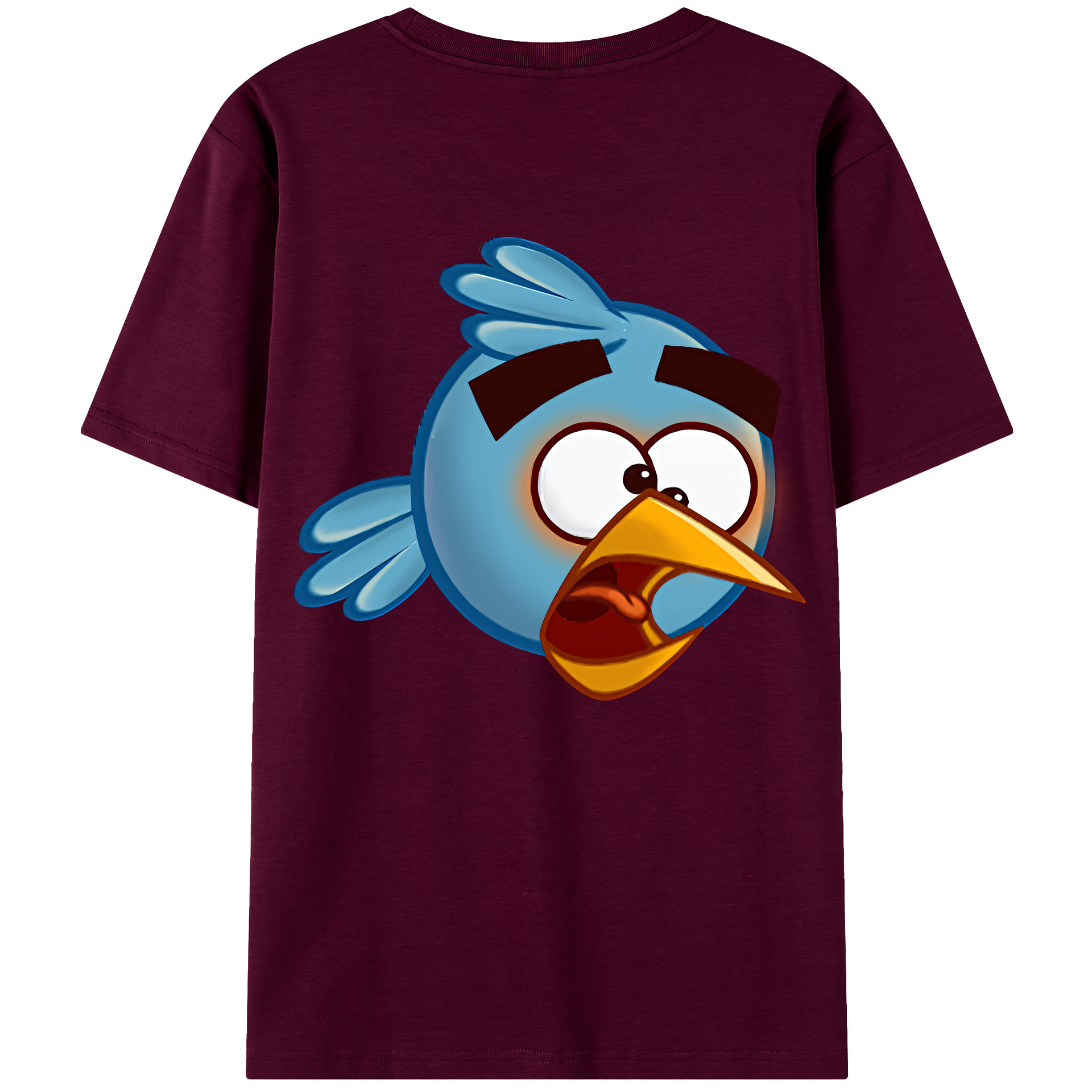 （画像用） Angry Birds アングリーバード レディース半袖Tシャツ(バックプリント)